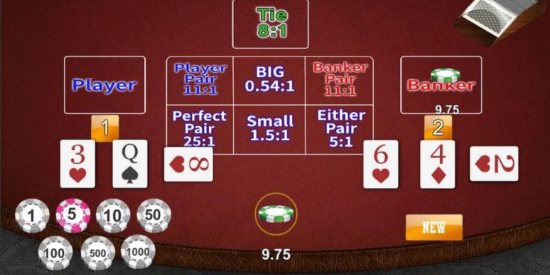 Bí kíp chơi Baccarat chắc thắng nhờ gấp thếp